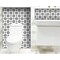Homeroots 6 x 6 in. Black & White Daisy Peel & Stick Removable Tiles 399882 - alternate 5